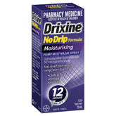 Drixine 12 Hour Relief No Drip Formula Moisturising Pump Mist Nasal Spray 15mL